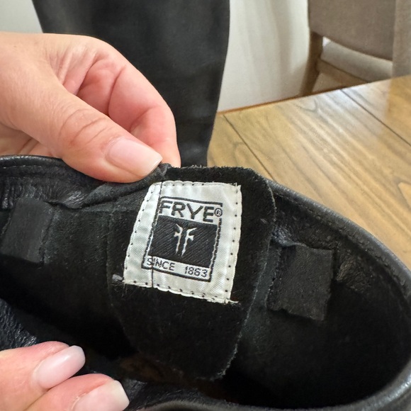 Frye Black Leather Boots - Picture 4 of 5